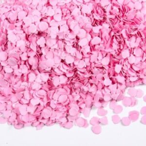 Papperskonfetti rosa 100 gram 1