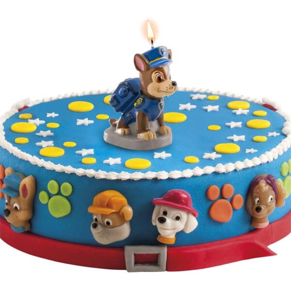 Paw Patrol Chase Tårtljus 2