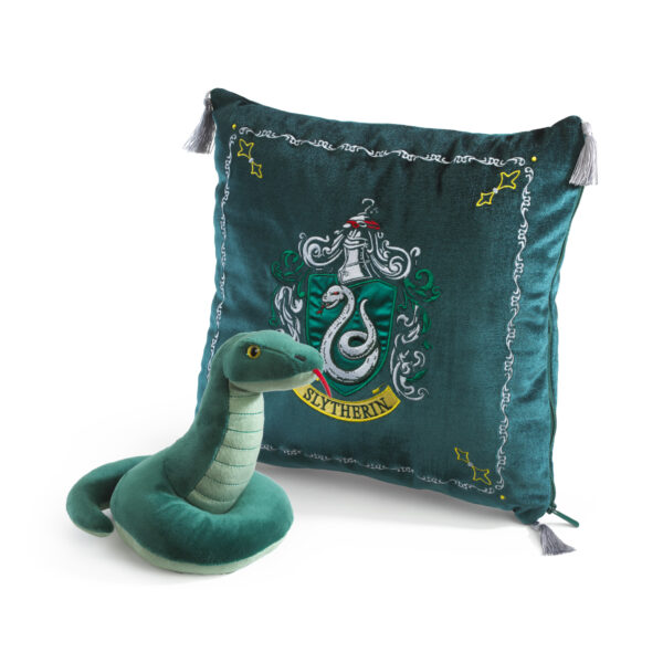 Plush Slytherin House Mascot & Cushion 2