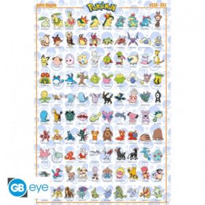 POKEMON - Poster Maxi 91.5x61 - Johto 1