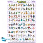 POKEMON - Poster Maxi 91.5x61 - Sinnoh Pokemon 1