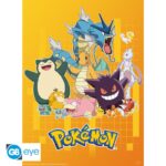 POKEMON - Set 2 Posters Chibi 52x38 - Colourful Characters 4