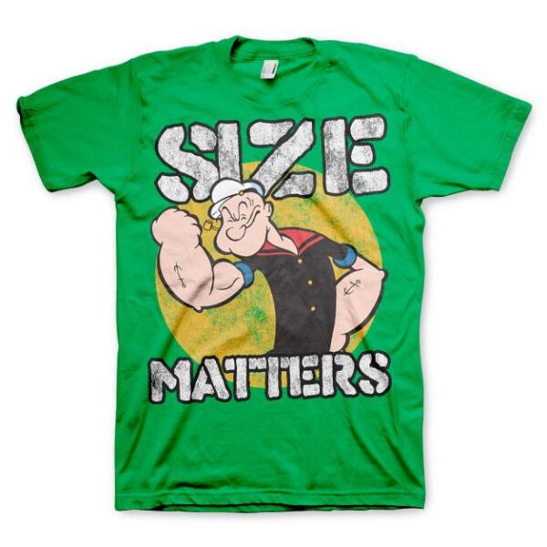 Popeye Size Matters T-Shirt Grön 1
