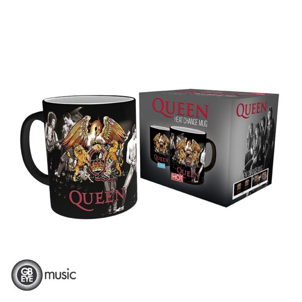 QUEEN - Mugg Heat Change 320 ml - Crest 4