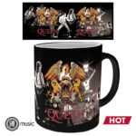 QUEEN - Mugg Heat Change 320ml + Acryl® + Badge Pack Mix 2