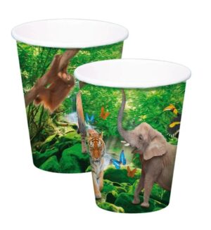 Safari Party Cups 250ml - 8 st 1