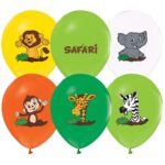 Safaridjur Ballonger 5-pack 1