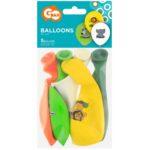 Safaridjur Ballonger 5-pack 3