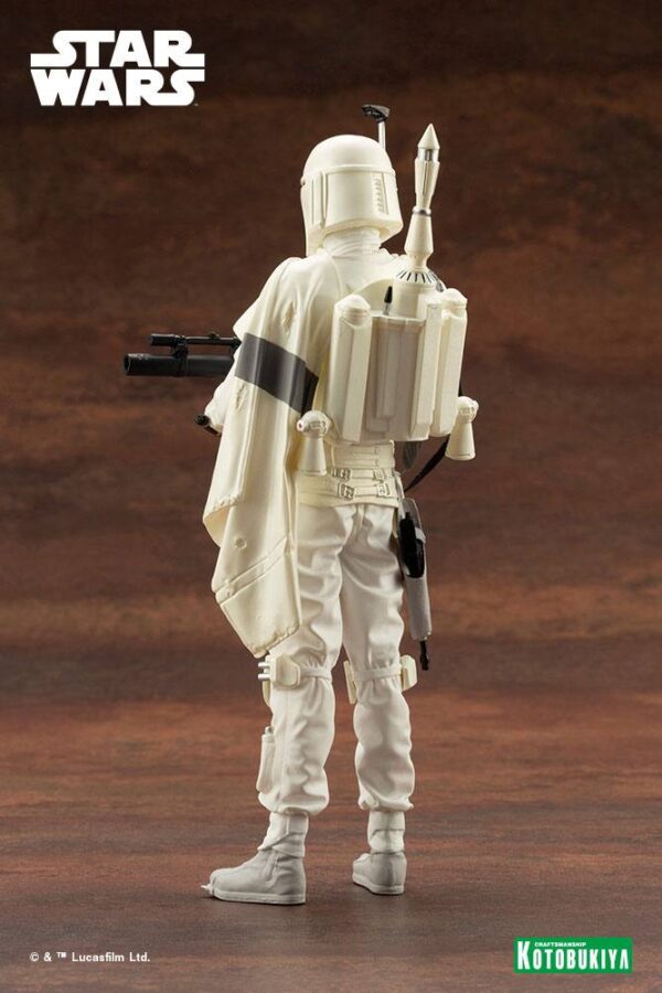 Star Wars ARTFX+ PVC Statue 1/10 Boba Fett White Armor 18 cm 3