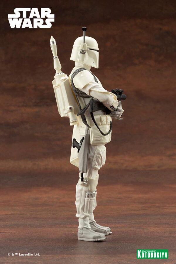 Star Wars ARTFX+ PVC Statue 1/10 Boba Fett White Armor 18 cm 4