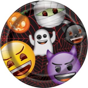 Tallrikar Emoji Halloween 8-pack 1