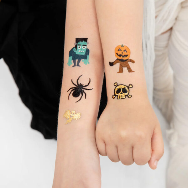 Tatueringar Halloweenmonster 19-pack 3