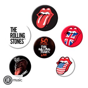 THE ROLLING STONES - Badges Knappar 6-pack - Lips 1