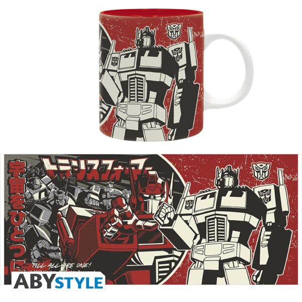 TRANSFORMERS Mugg 320 ml - Autobot Japanese 3