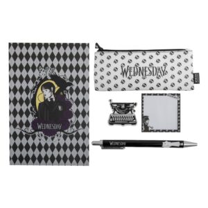 Wednesday 5-Piece Stationery Set Black 1