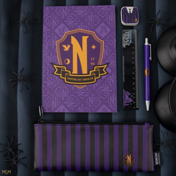 Wednesday 5-Piece Stationery Set Purple 2