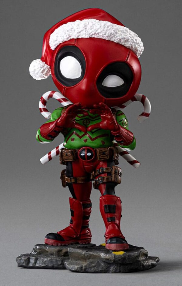 X-Men Mini Co. PVC Figure Deadpool Xmas Version 15 cm 1