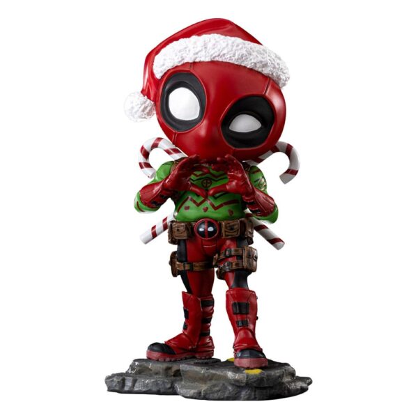 X-Men Mini Co. PVC Figure Deadpool Xmas Version 15 cm 4